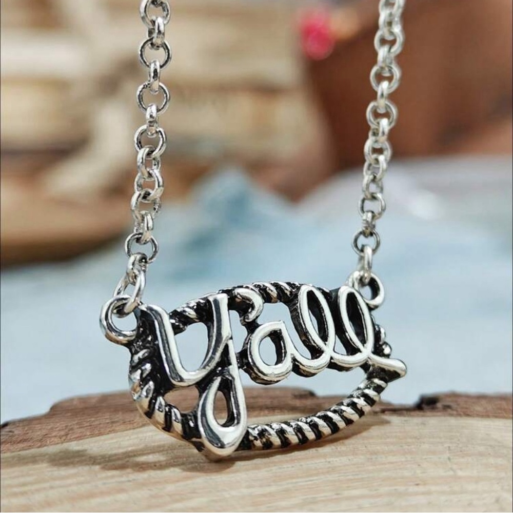 Y'all' Pendant Necklace